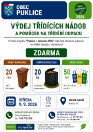 Výdej třídicích nádob a pomůcek na třídění odpadu 1
